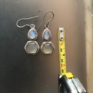 Moonstone dangle earrings